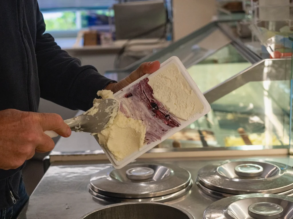 vaschetta di gelati